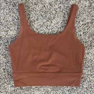 Brown Cropped Tank Top from Nike